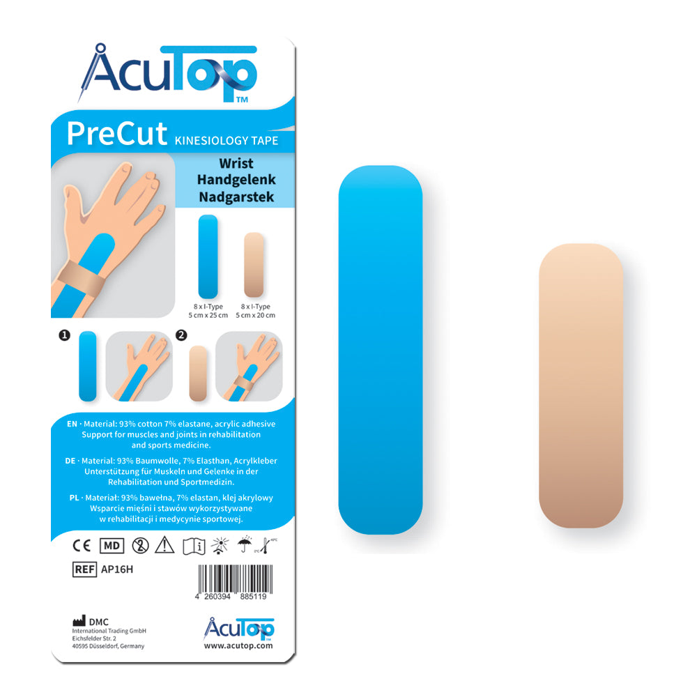 AcuTop precut voorgesneden kinesiologietape