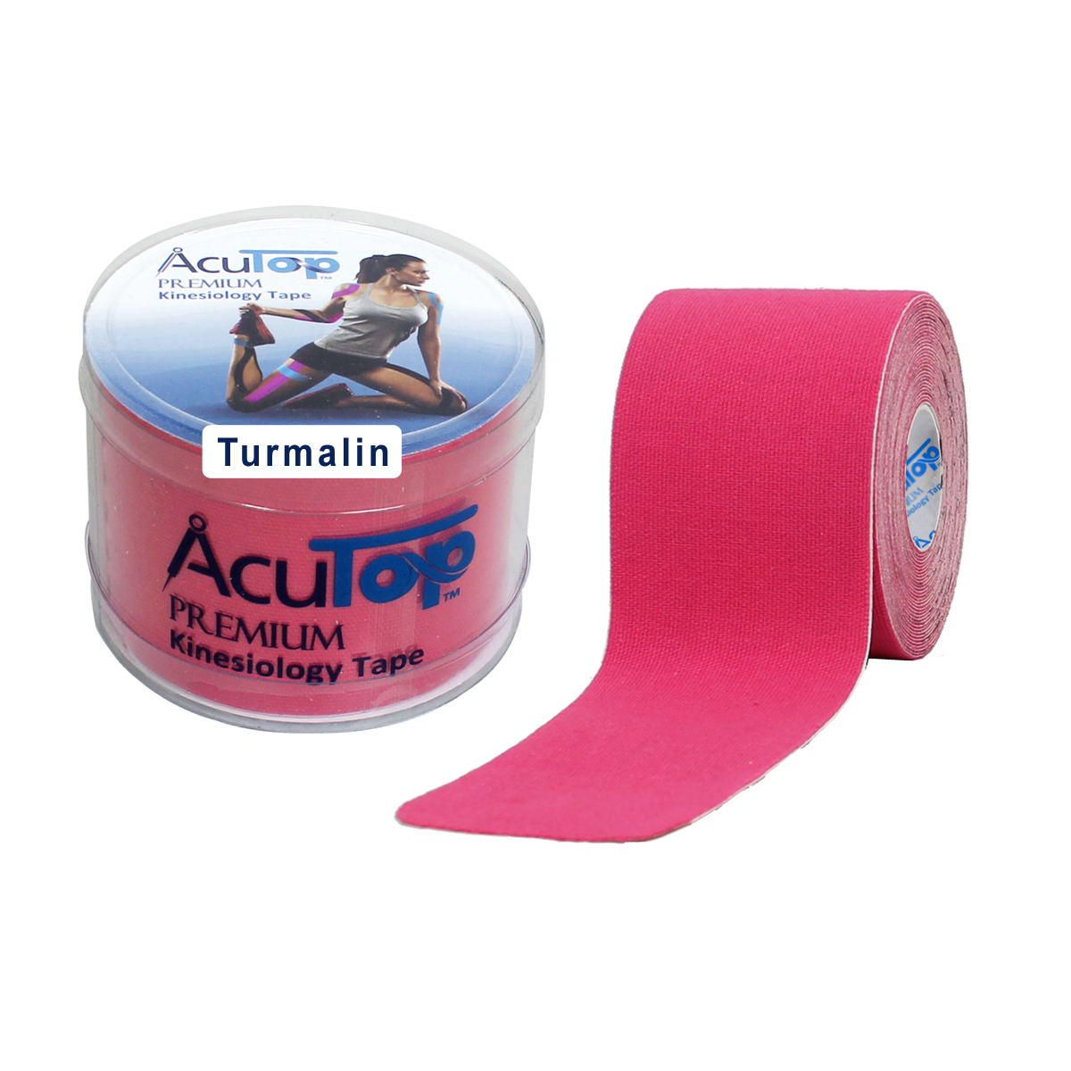 Acutop Premium Kinesiotape Tourmaline - Roze - 5cm x 5m - Intertaping.nl