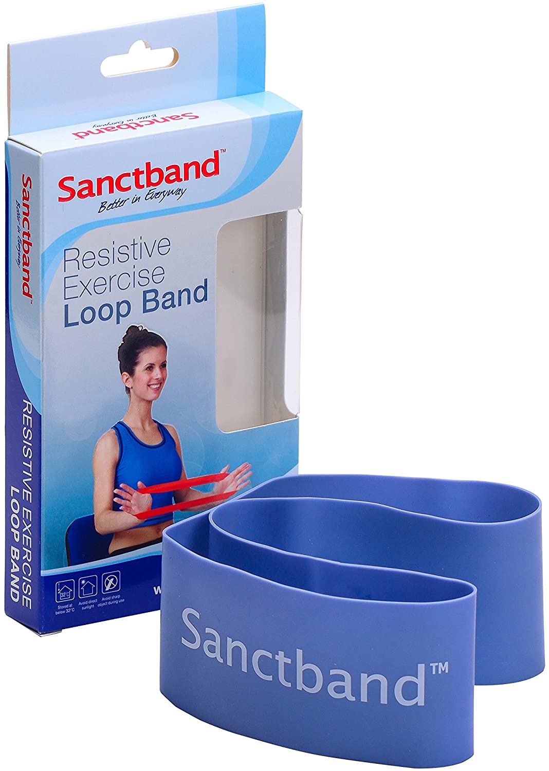 Sanctband - Weerstandband Zwaar - Blauw - 66cm - Intertaping.nl