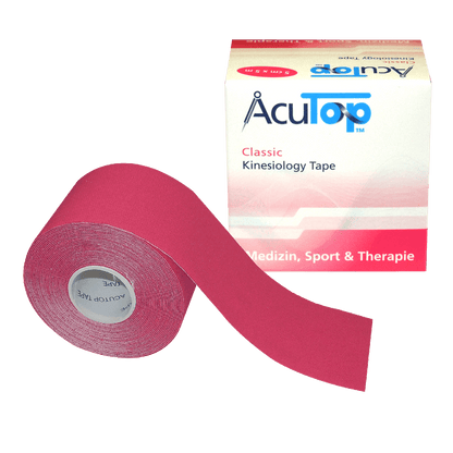 Acutop - Classic Kinesiologie Tape - Roze - 5cm x 5m - Intertaping.nl
