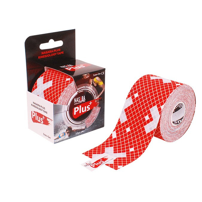 Basic Care - Kinetic Nastro Sportivo Per Sport, 5 M X 5 Cm, Confezione Da 2 (Blu, Rosa - Foto 7